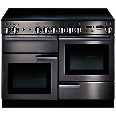 Rangemaster Professional + 110 Electric Range Cooker Stainless Steel